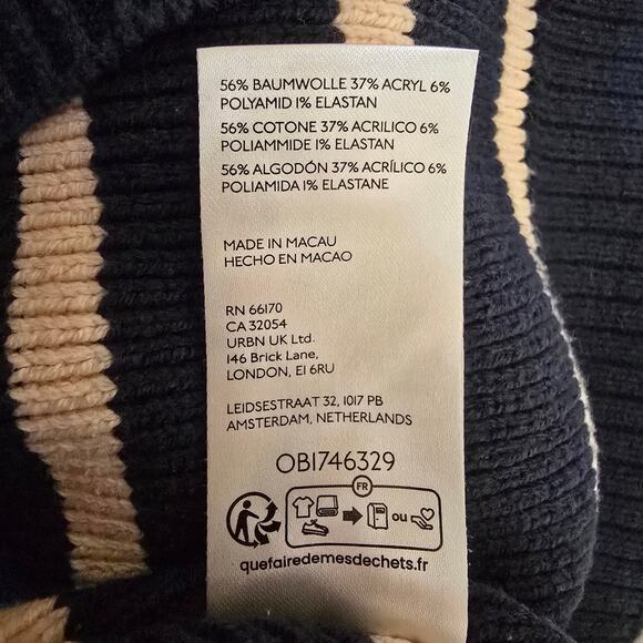 Free People Stripe Easy Street Crop Pullover Sweater - Picture 7 of 10